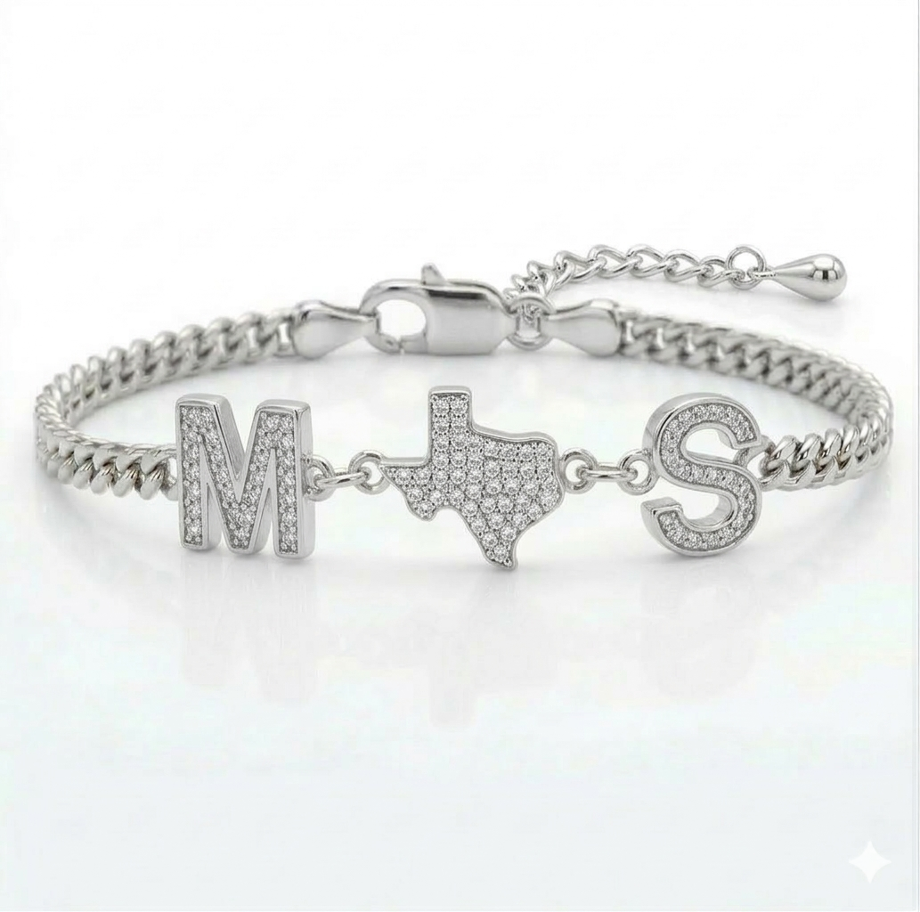 Exclusive Texas initials Bracelet