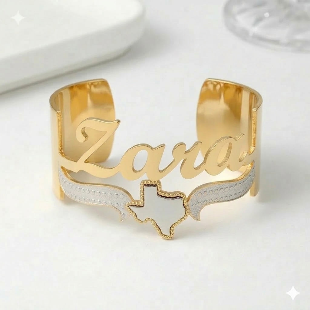 Exclusive Texas Name Bangle