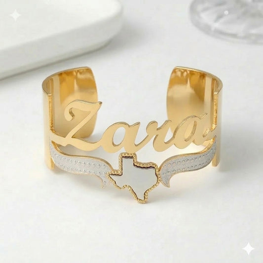 Exclusive Texas Name Bangle