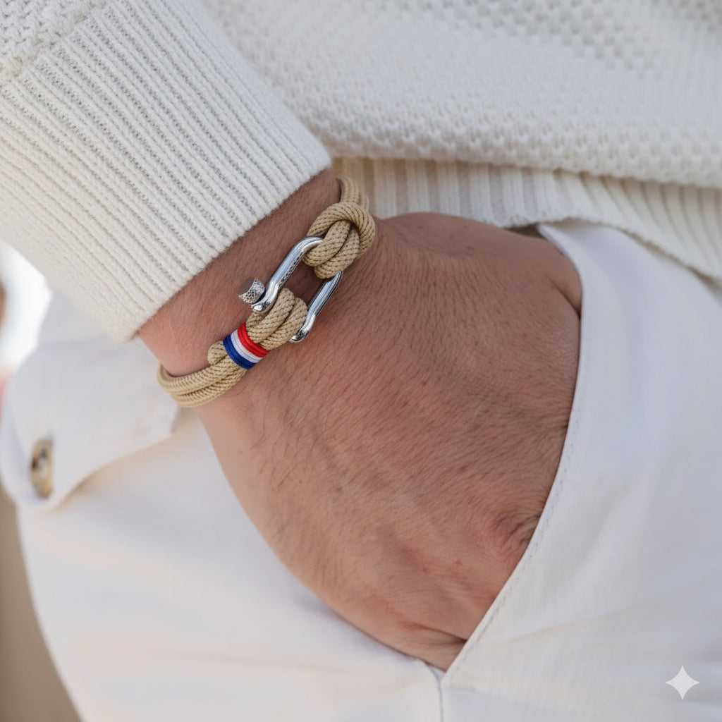 Bracelet de corde nautique exclusif France