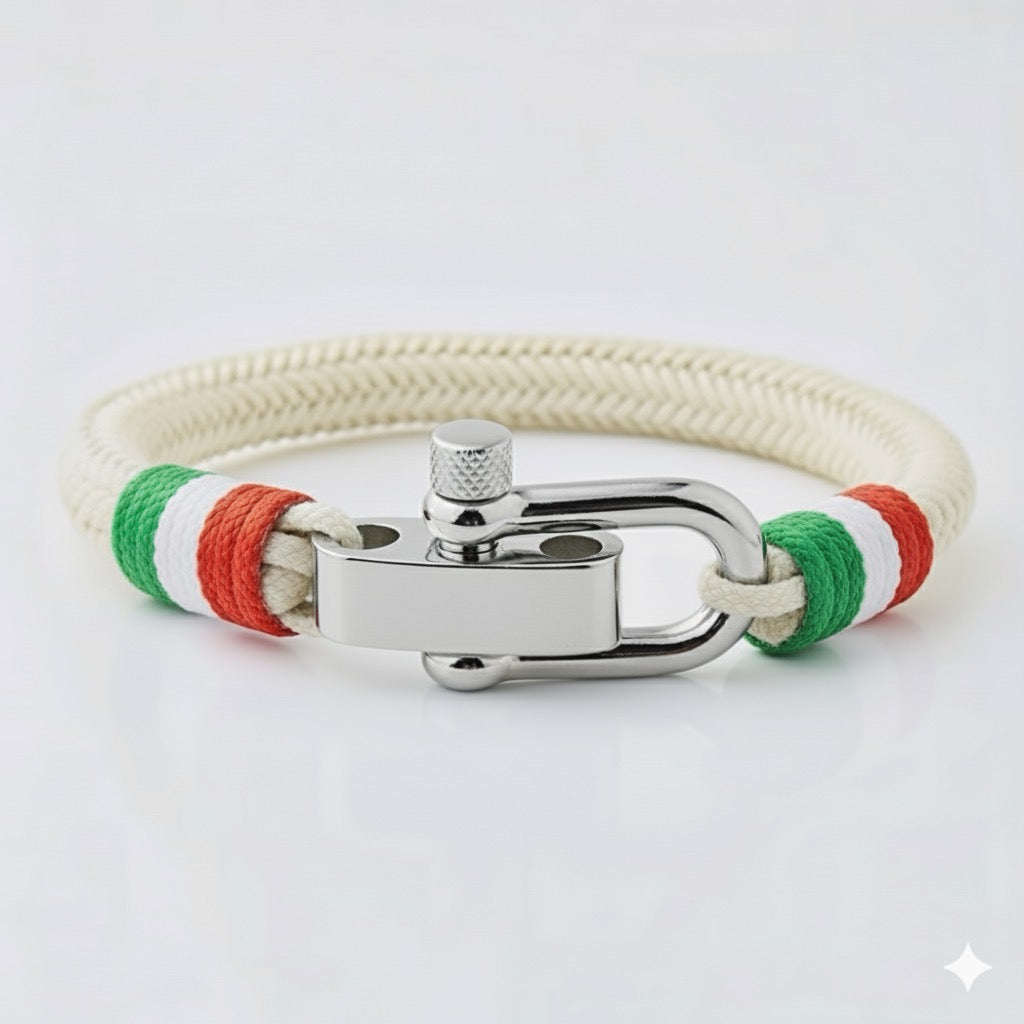 Bracciale in corda nautica Italia