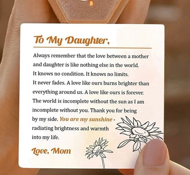 Anillo exclusivo de abrazo de girasol