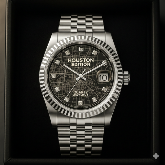 Exclusive Unisex Houston Edition Map Watch
