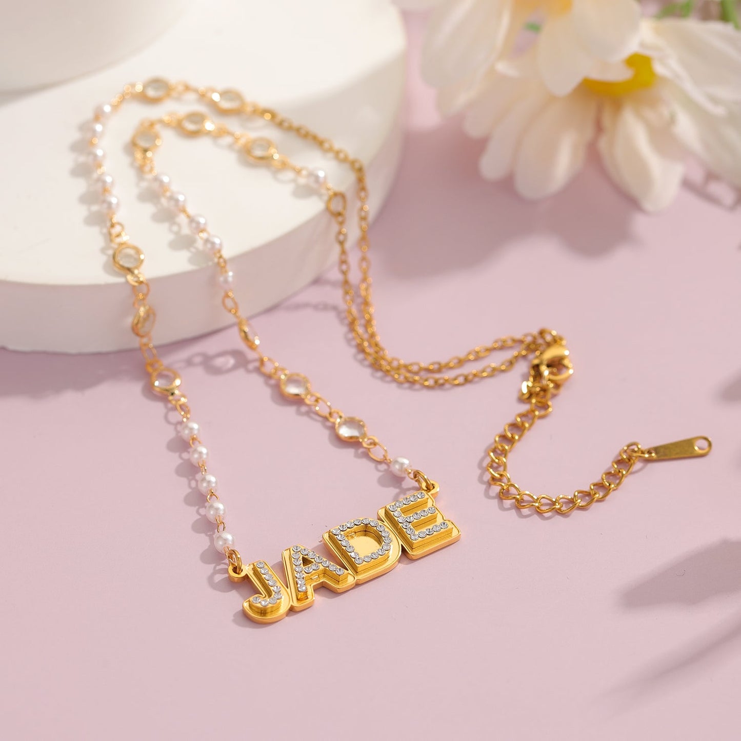 Doppelschichtkristall Name Perlenkette