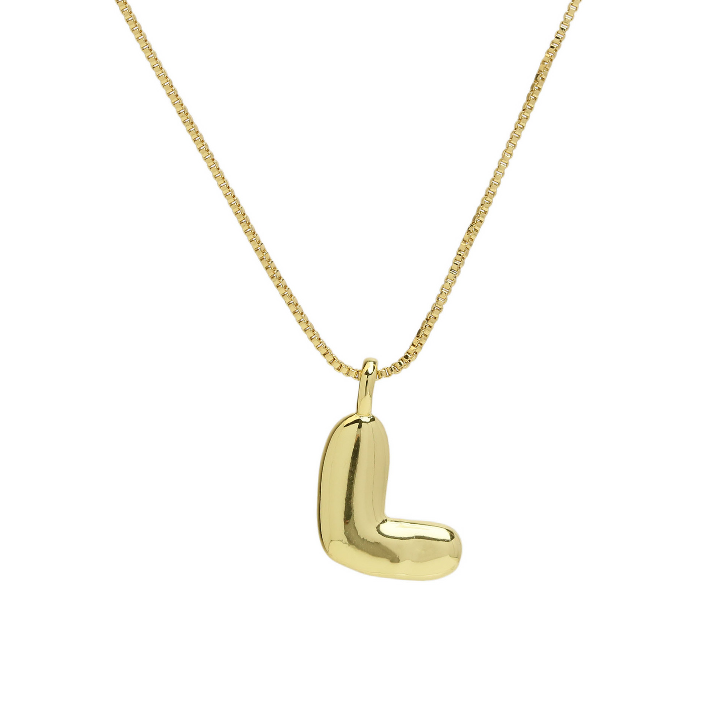 Collier initial de la lettre féminine