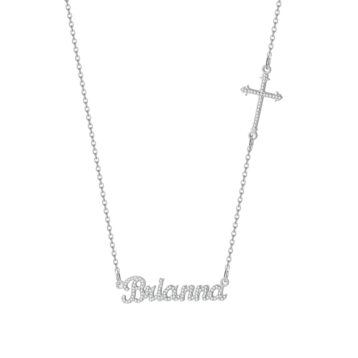 Cross Name Necklace