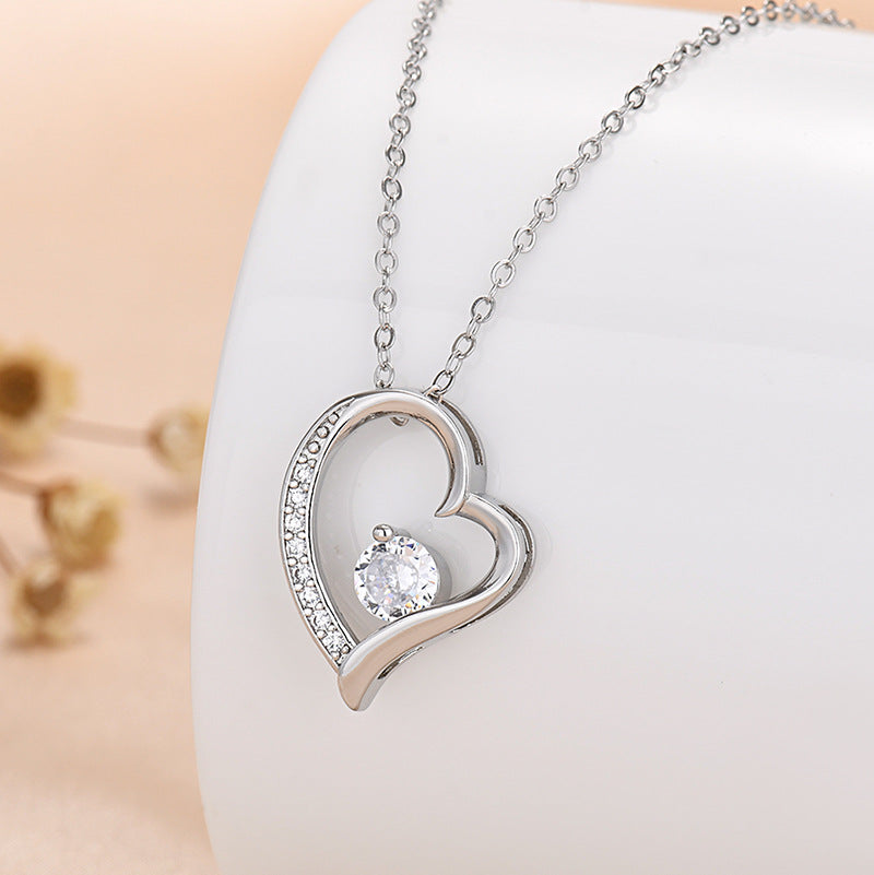 Eternal Rose Box "zu meiner Liebe" mit Diamond Heart Halskette