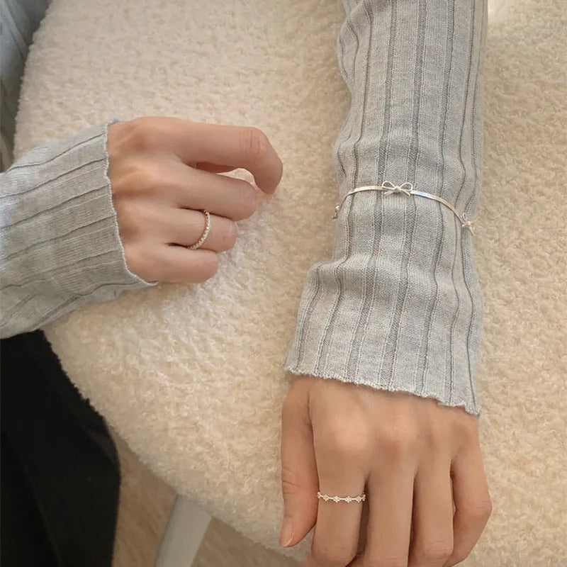 Collar y brazalete femenino de espiral de arco