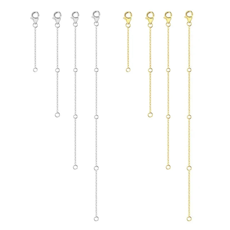 4pc ketting extender (2-8in) (5-20 cm)