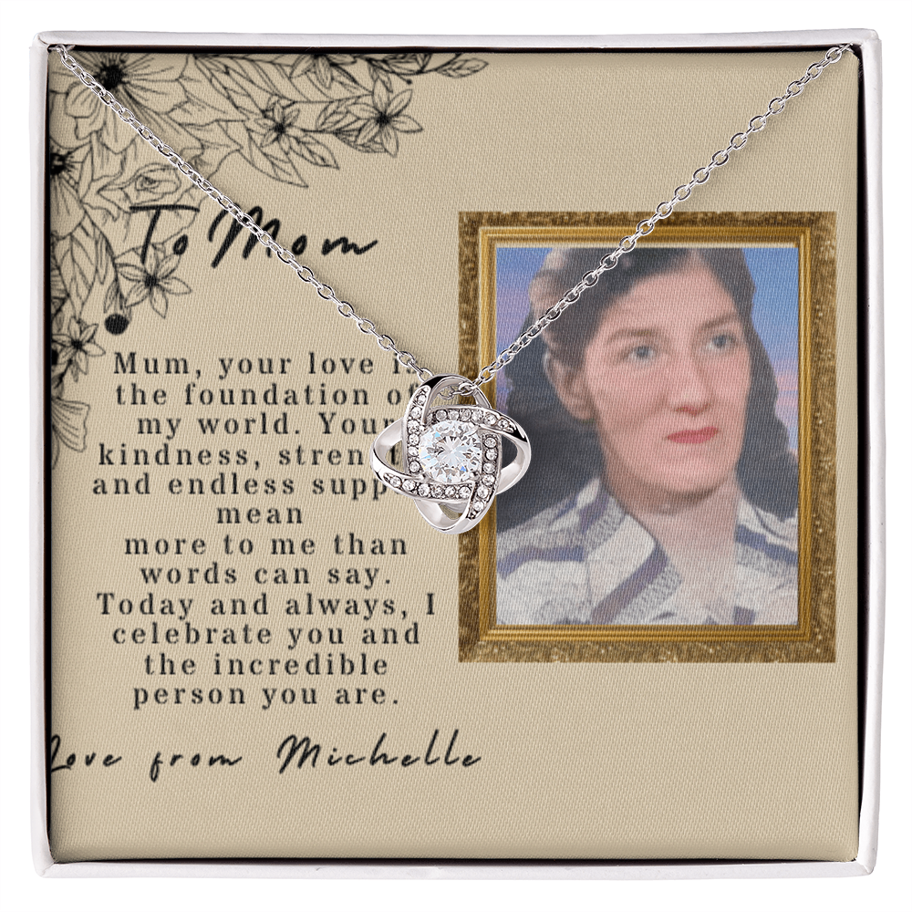 Knoop ketting gepersonaliseerd