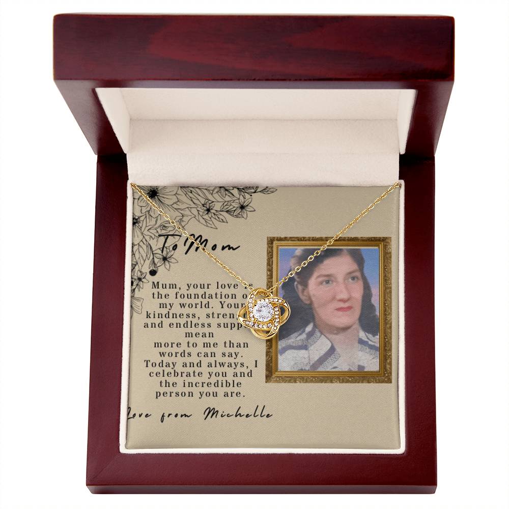 Knoop ketting gepersonaliseerd