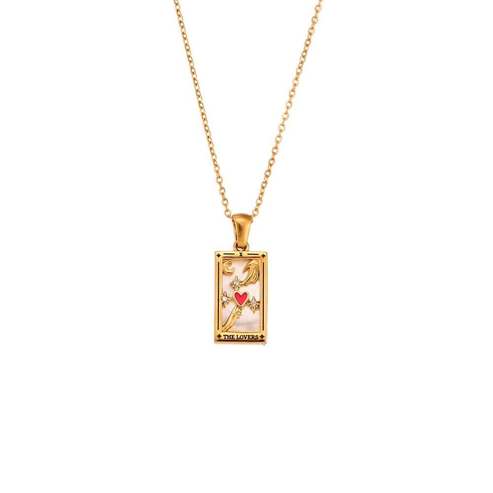 Dainty Tarot Charm Necklaces - Veinci