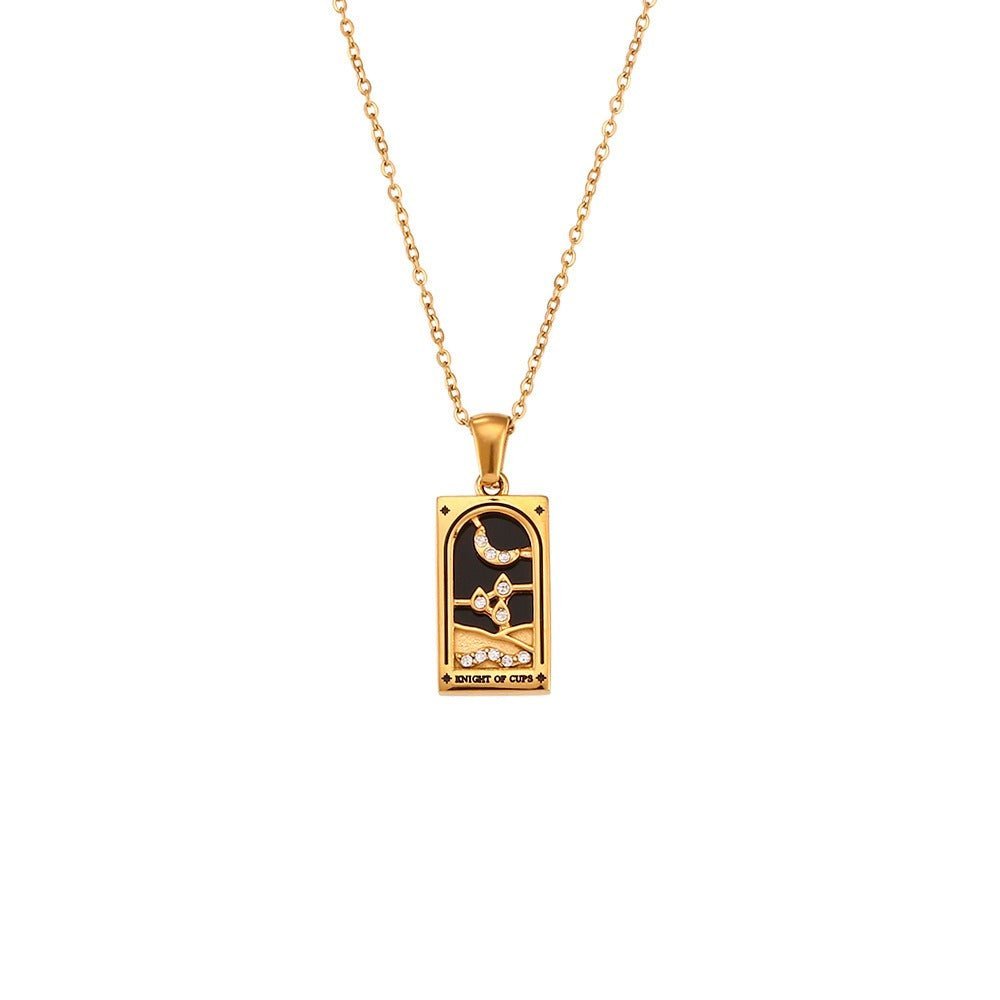Dainty Tarot Charm Necklaces - Veinci