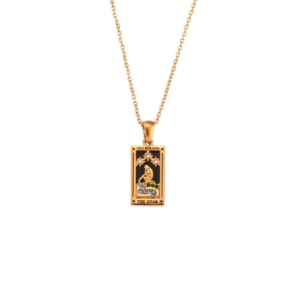 Dainty Tarot Charm Necklaces - Veinci