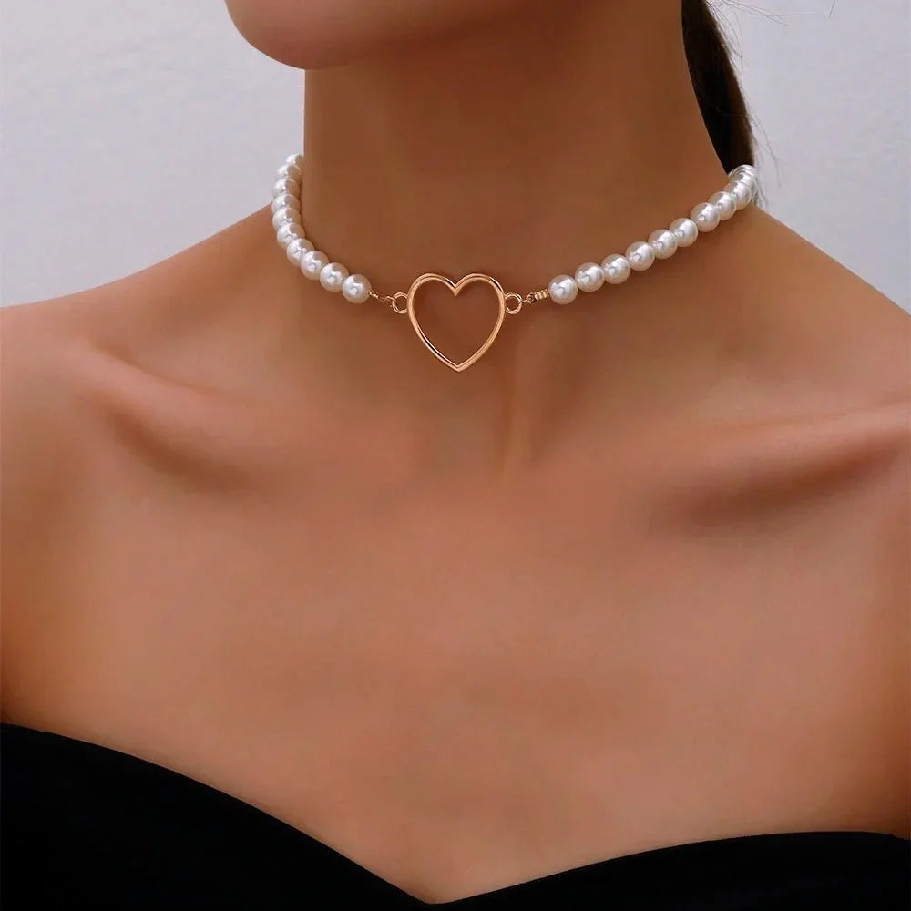 Elegant Pearl Statement Necklaces - Veinci