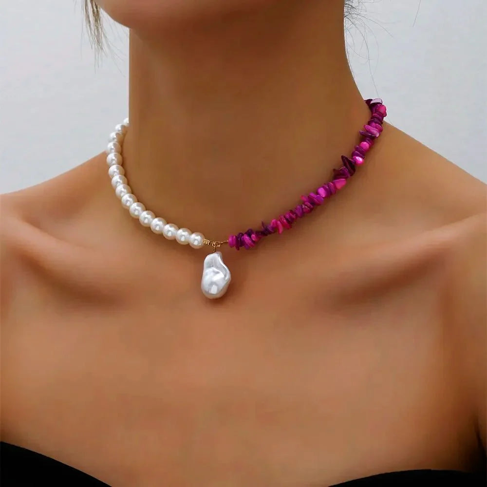 Elegant Pearl Statement Necklaces - Veinci