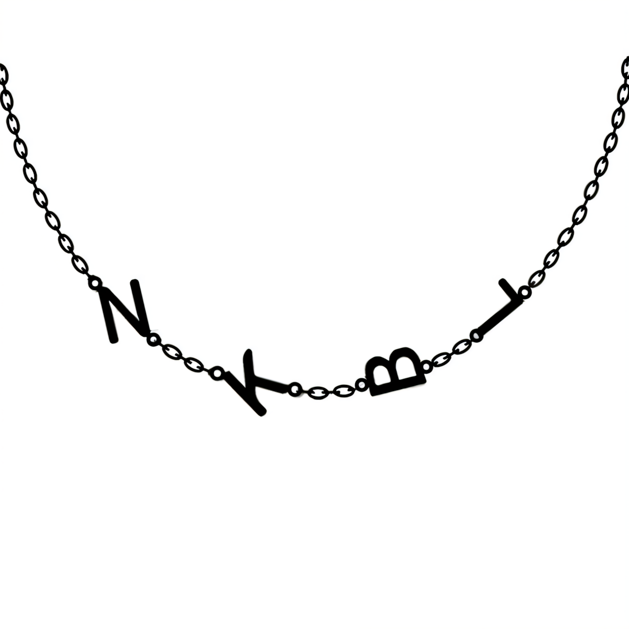 Personalisiert aus der Mitte -Briefkette personalisiert