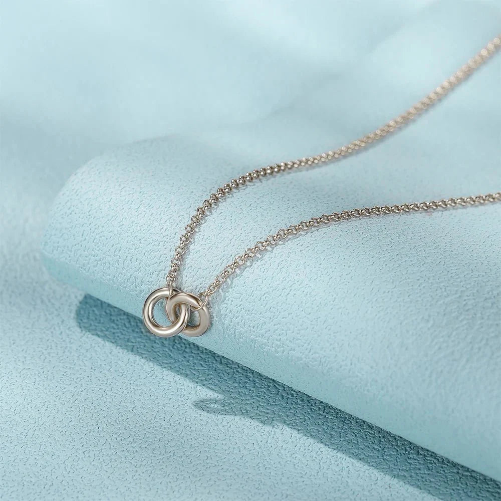 S925 Dainty Forever Linked Necklace - Veinci