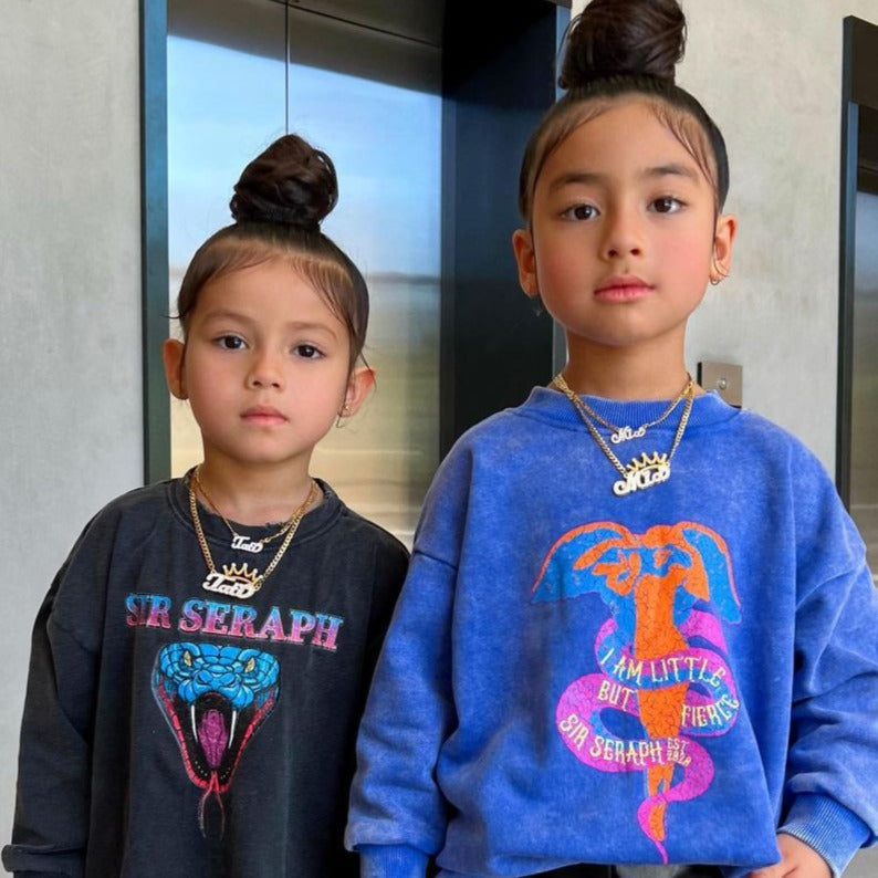 Collar de nombre del guión es helado para niños