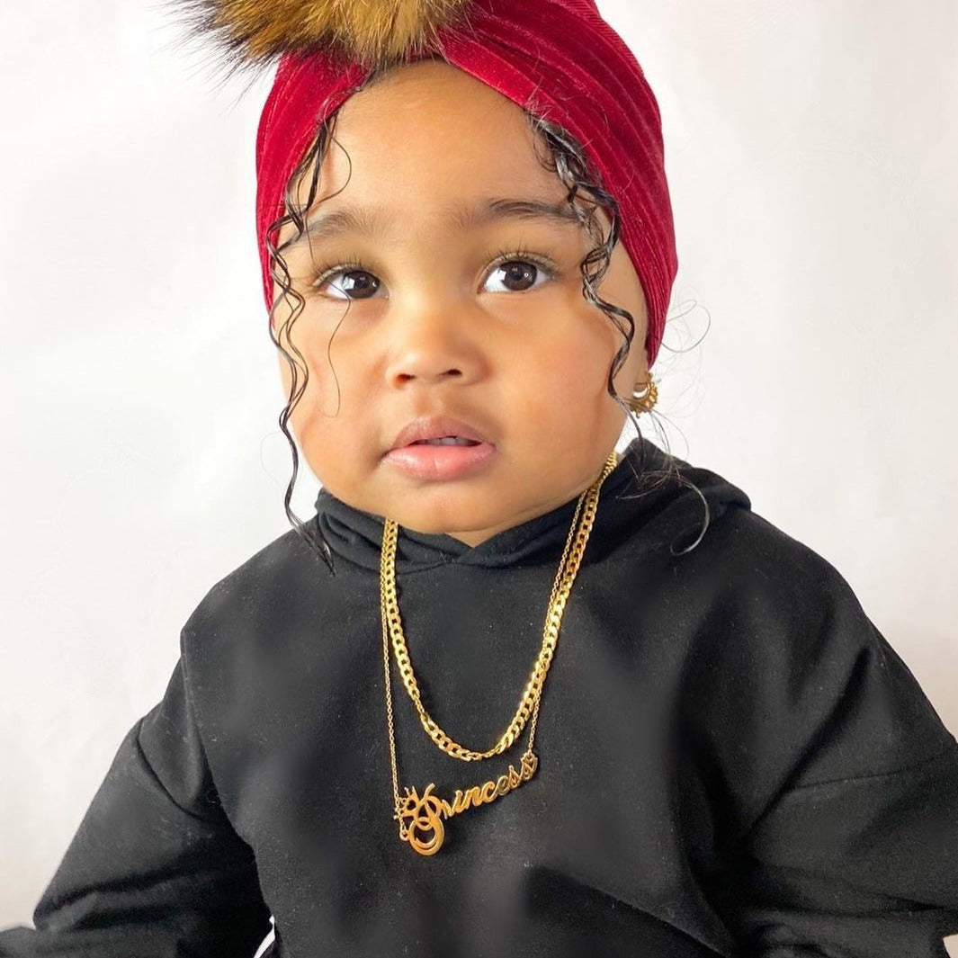 Collar cubano desnudo para niños