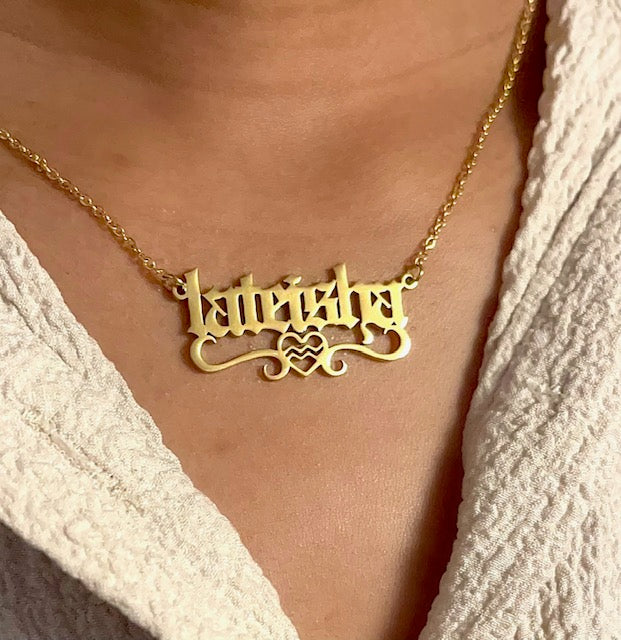 Exklusiver Wassermann♒ Herzname Halskette.