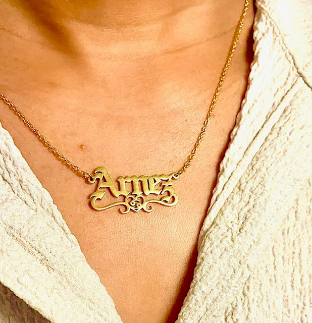 Exklusiver Krebs♋ Herzname Halskette.