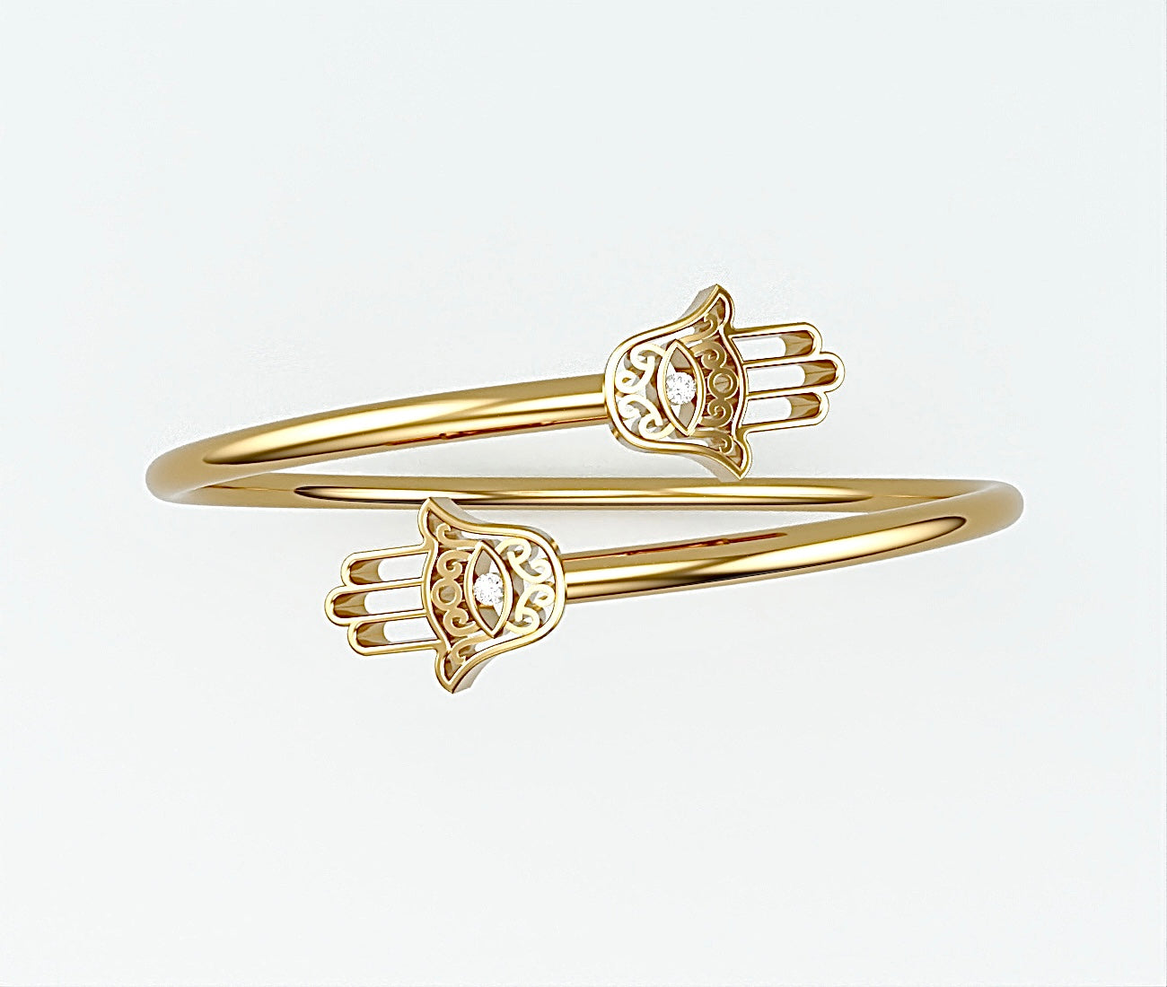 Pulsera exclusiva de Hamsa Evil Eye Hug