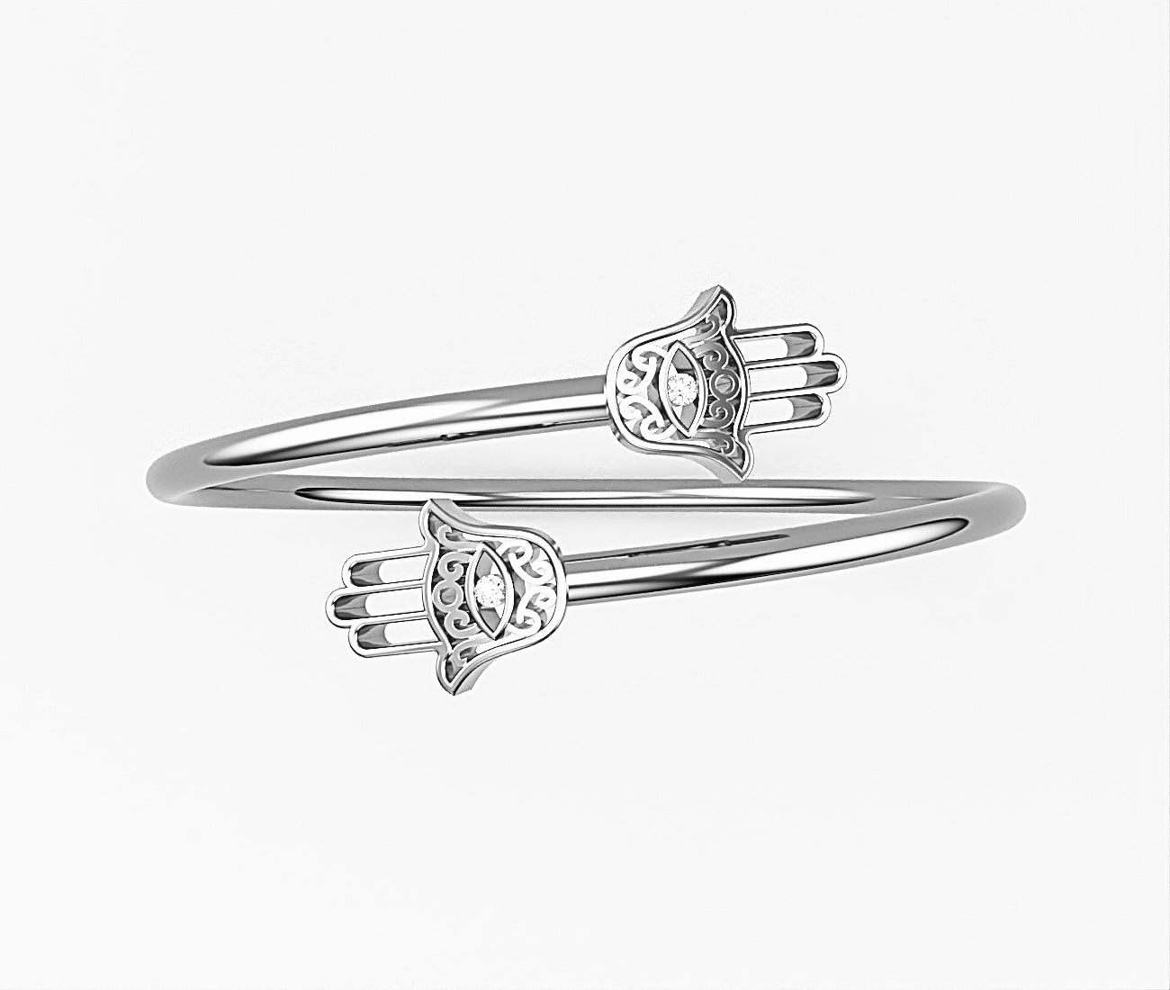 Pulsera exclusiva de Hamsa Evil Eye Hug