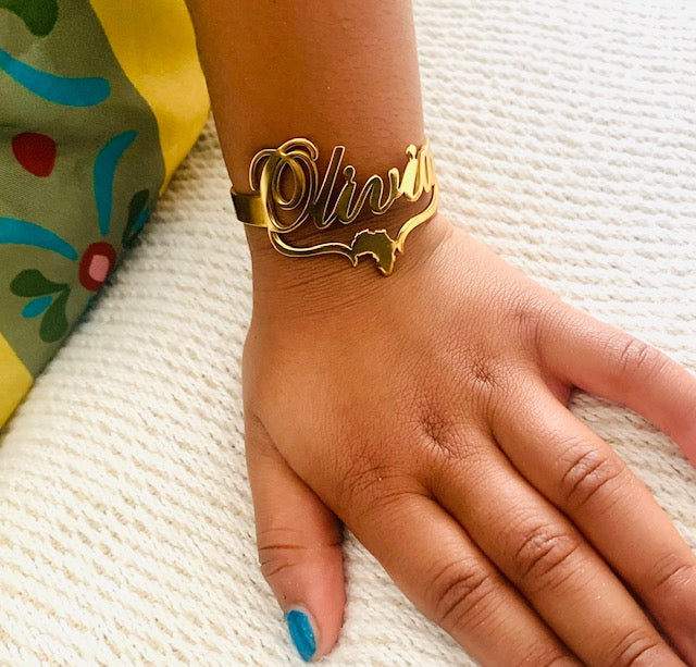 Exklusive Kinder personalisierte afrikanische Armreifen