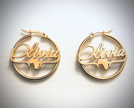 Kinder personalisierte afrikanische Reifenoopringe