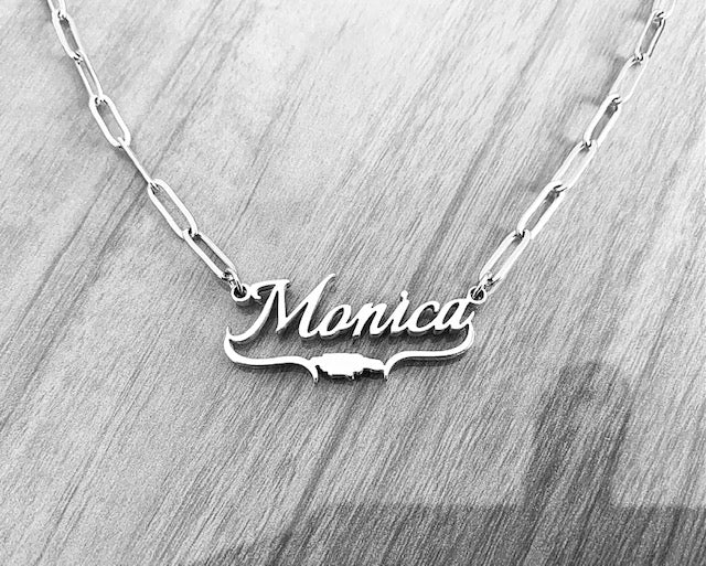 Exclusive Personalised Jamaica Map Necklace