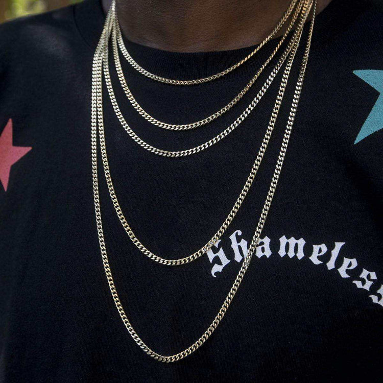 Mens Cuban Link Chain 3MM