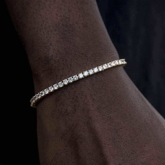 Tennis Bracelet Gold 3mm