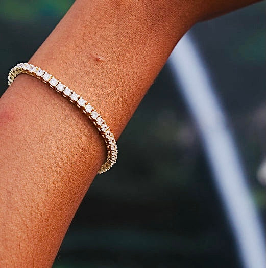 Tennis Bracelet 3mm Gold