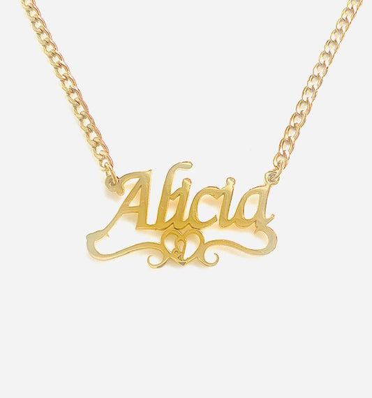 Exklusive Leo♌Herzname Halskette.