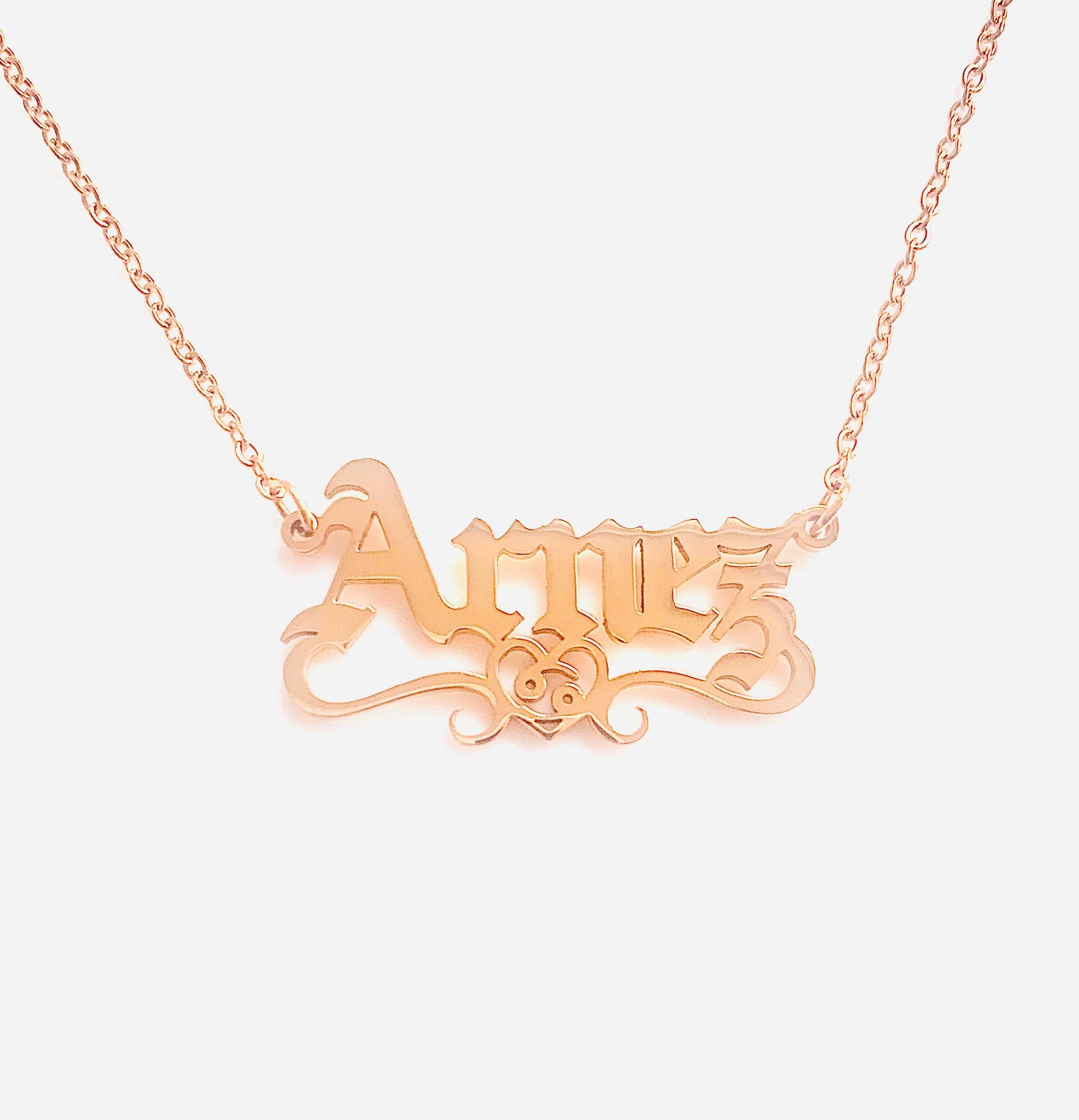 Exklusiver Krebs♋ Herzname Halskette.