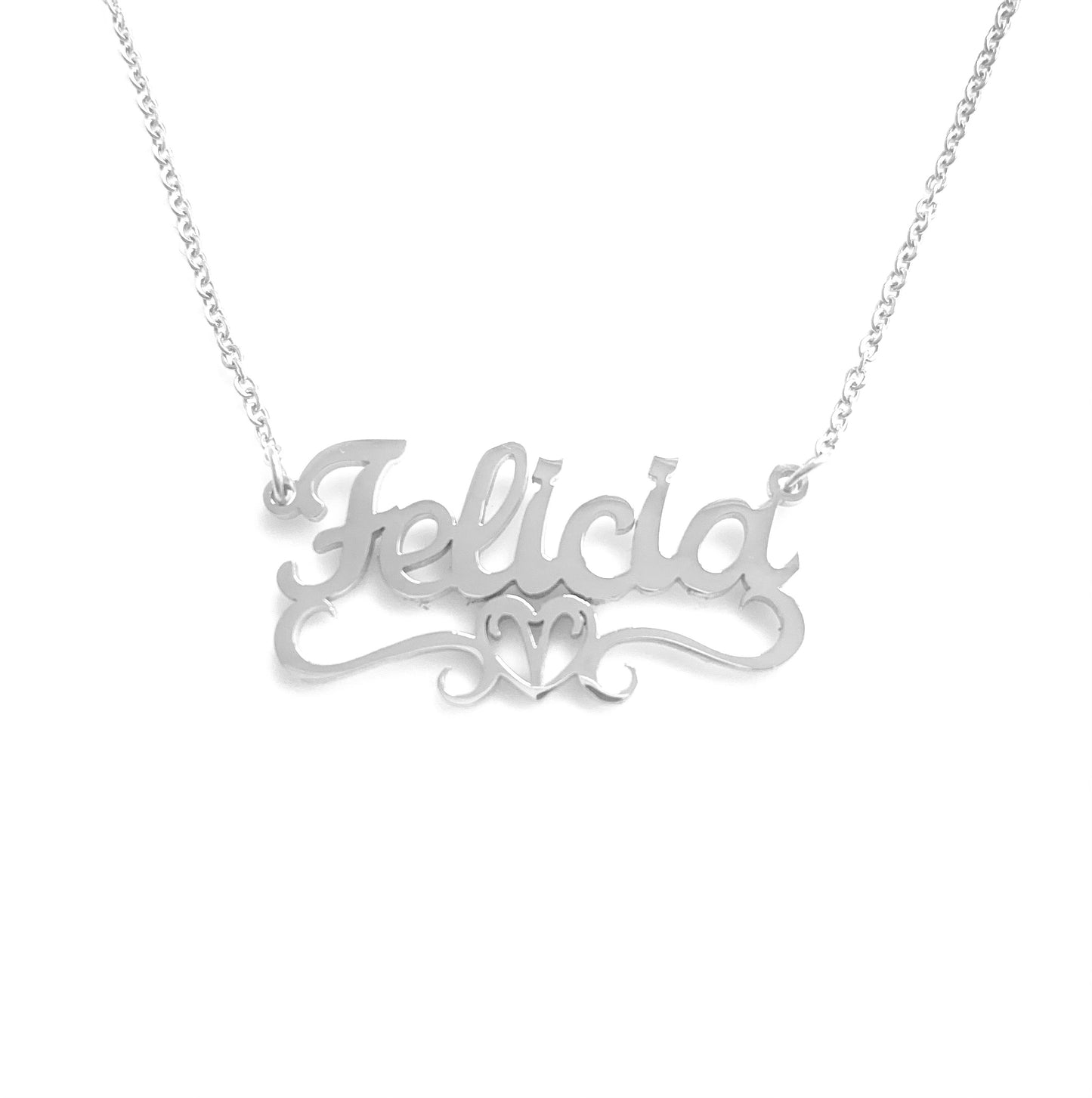 Exklusive Widder♈Herzname Halskette.