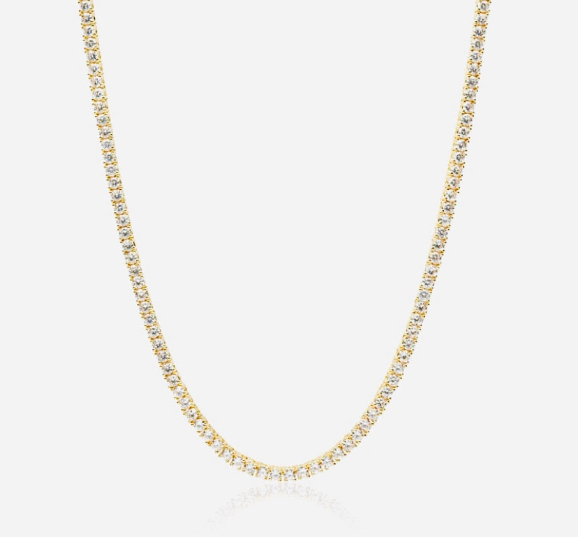 Tennis Chain Gold 3mm