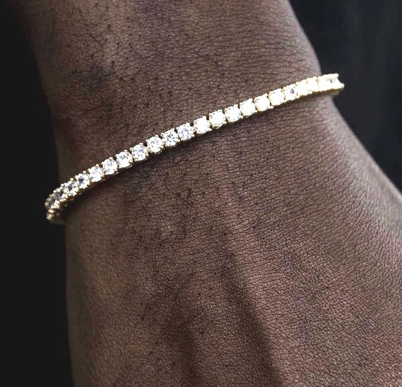 Tennis Bracelet White Gold 3mm