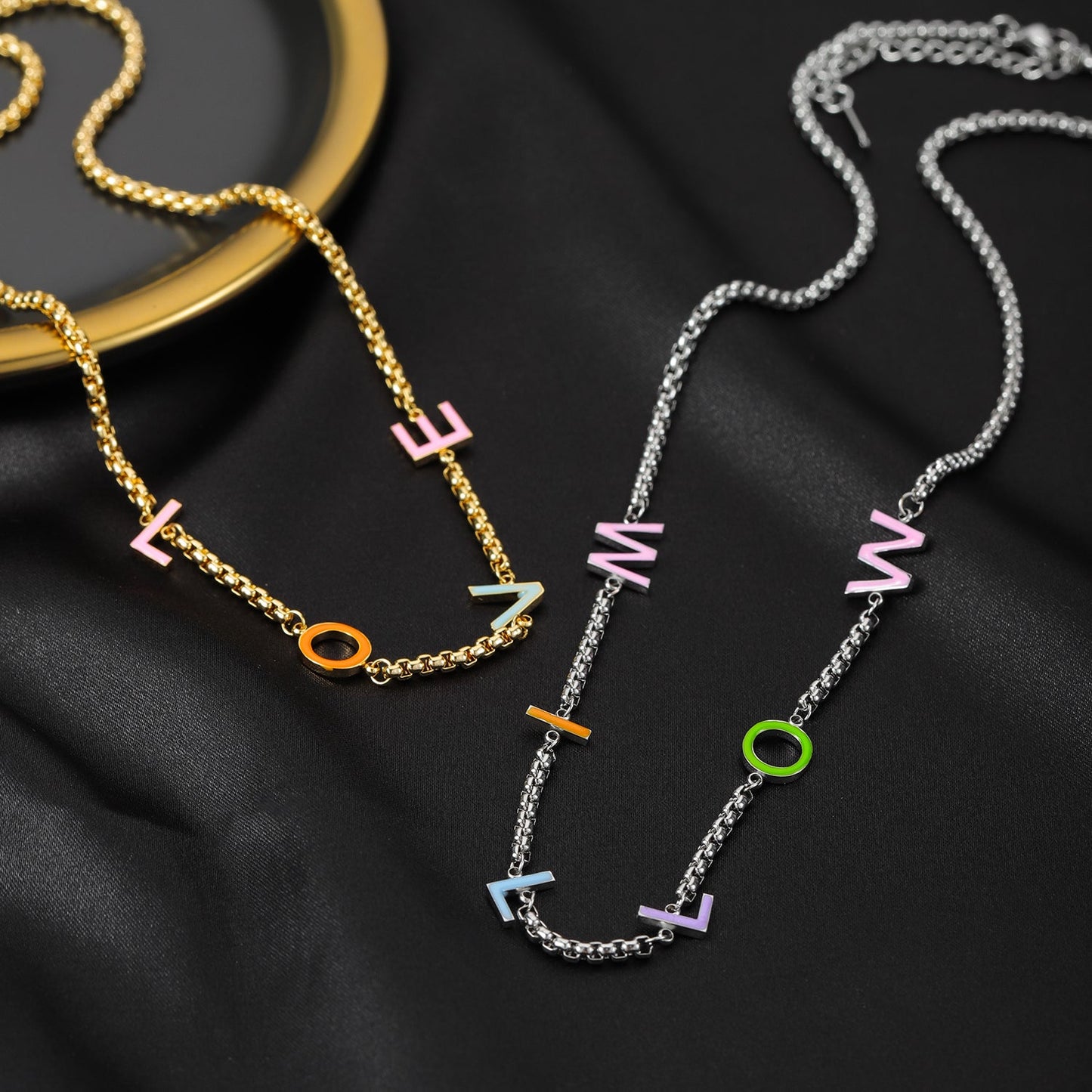 Multicolor Name Necklace
