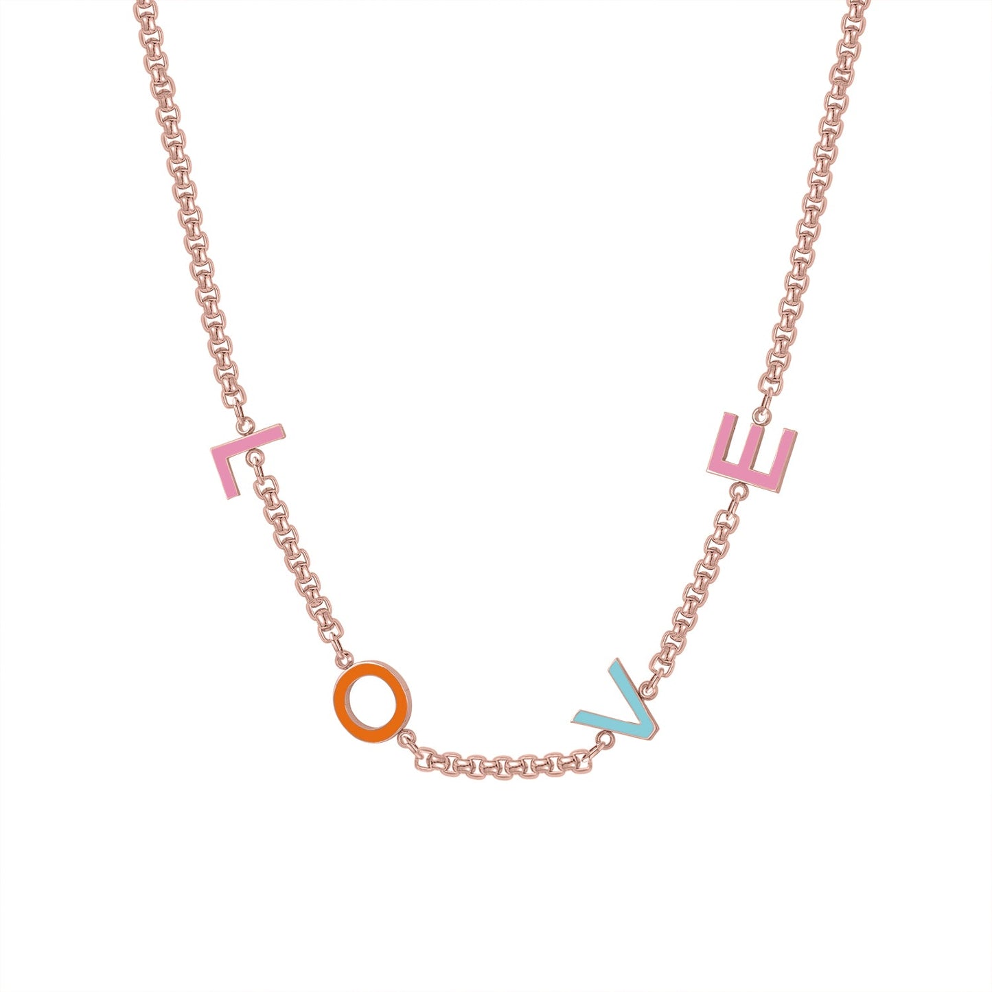 Multicolor Name Necklace