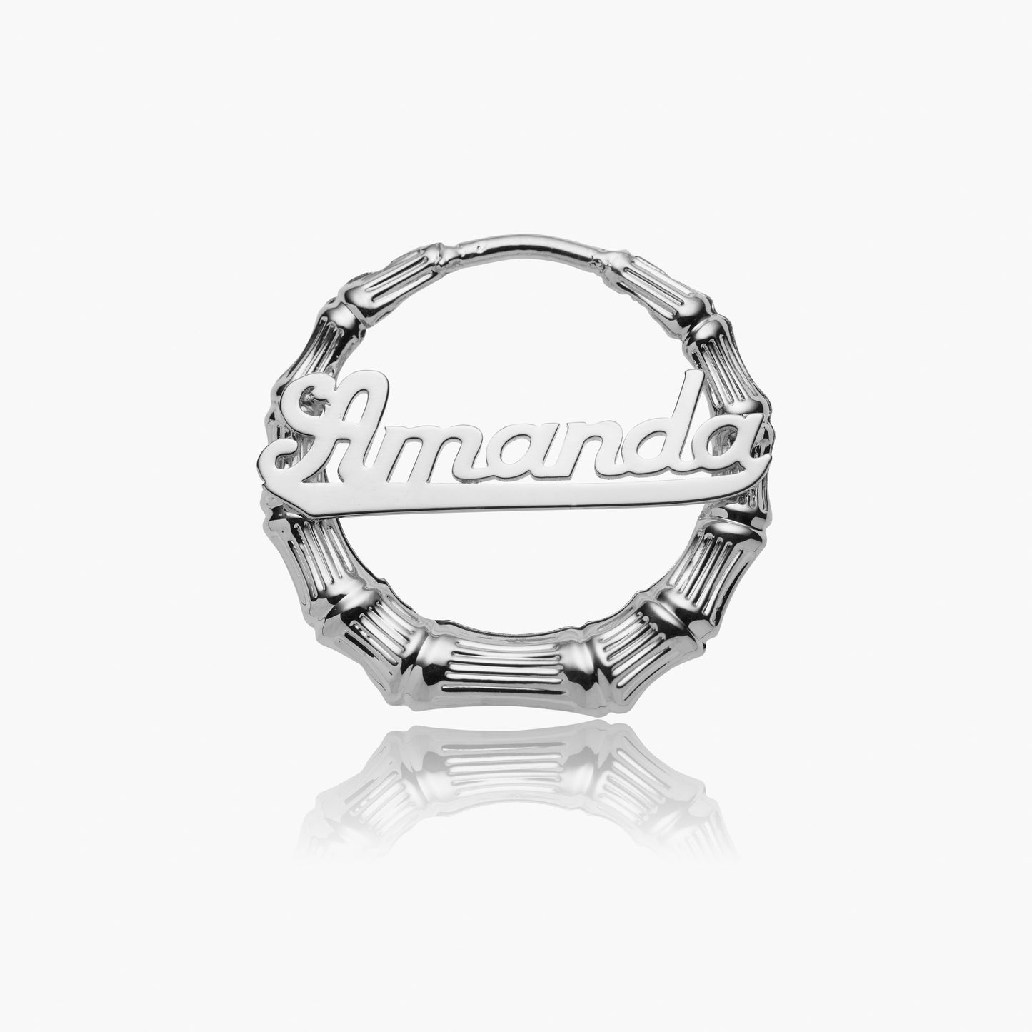 Placa de identificación de bambú de zapatillas