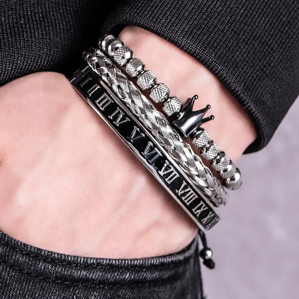 Kronen Verzauberin: Luxus verstellbares Armband