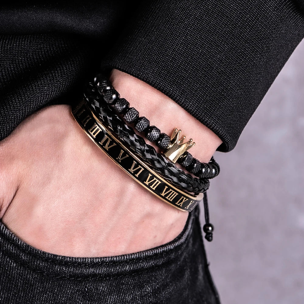 Kronen Verzauberin: Luxus verstellbares Armband