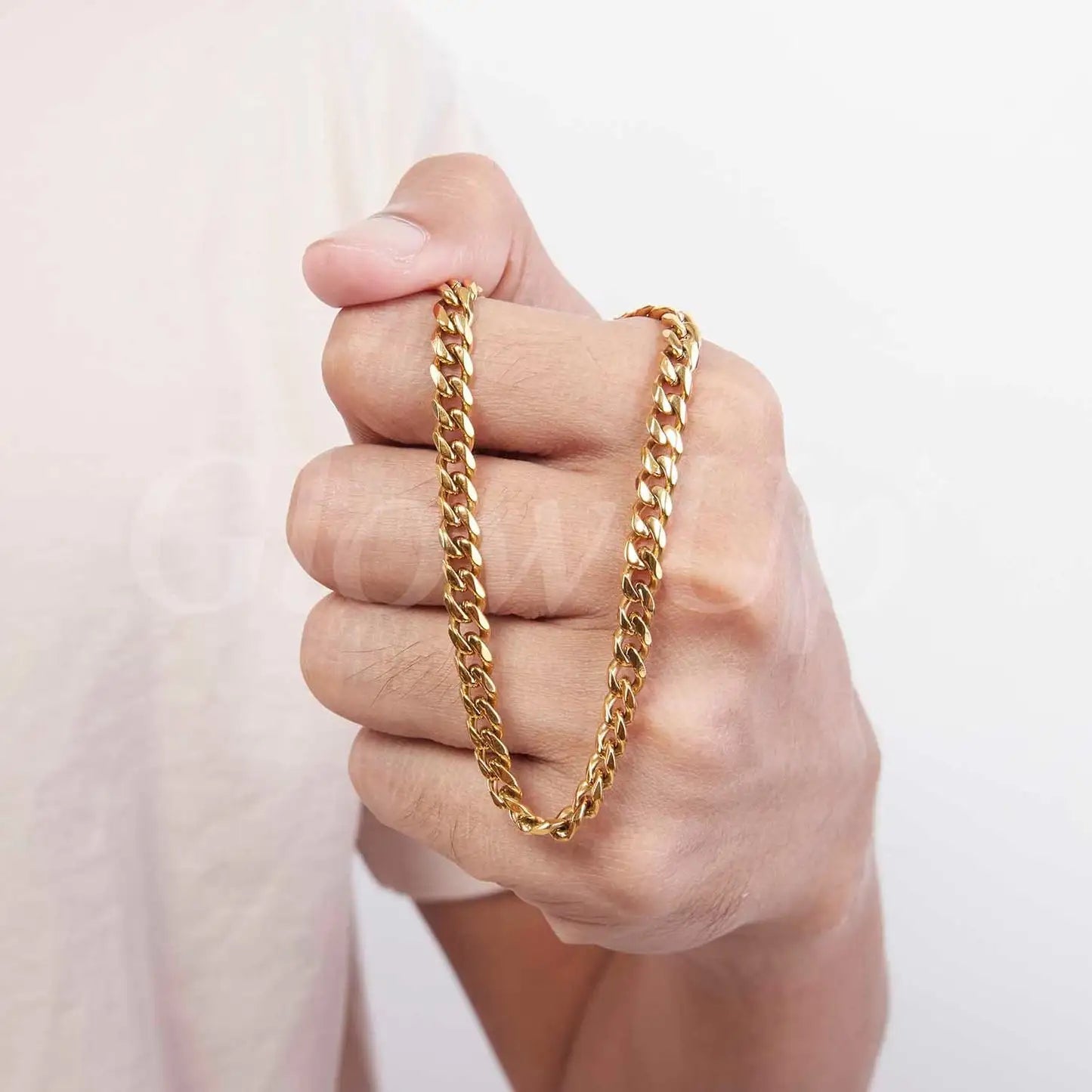 Kubanische Kette mit Nachricht