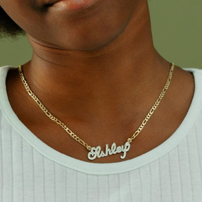 Collar de nombre del guión es helado para niños